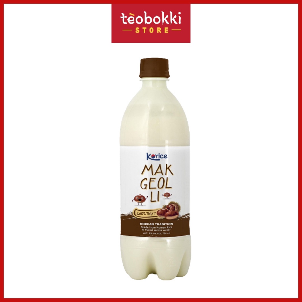 Nước gạo lên men vị hạt dẻ Korice 750ml