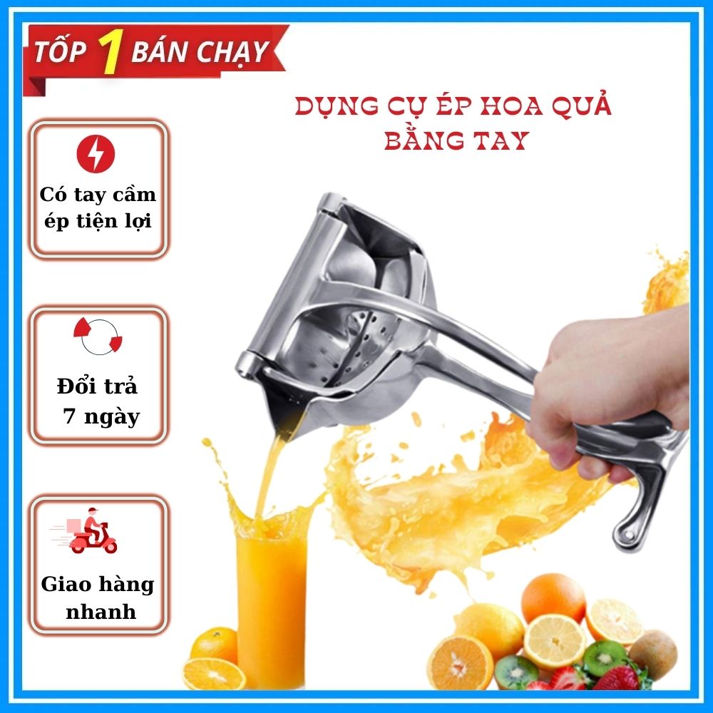 Dụng cụ ép hoa quả bằng tay-Dụng cụ ép hoa quả cần tay bằng gang