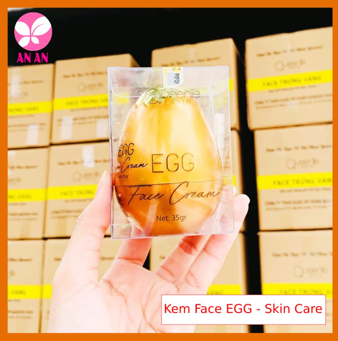 Kem face egg skin care queenie skin 35gr - kem face trứng gà mẫu mới 2022 chính hãng