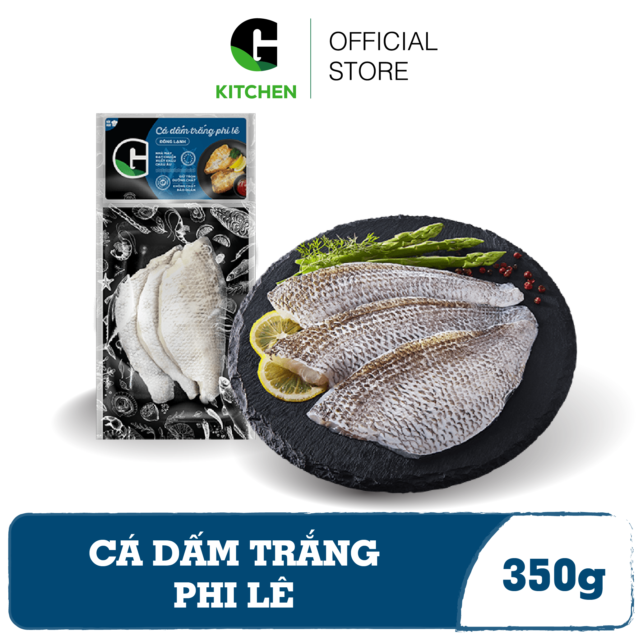 HCM - CÁ DẤM TRẮNG PHI LÊ GKITCHEN 350g