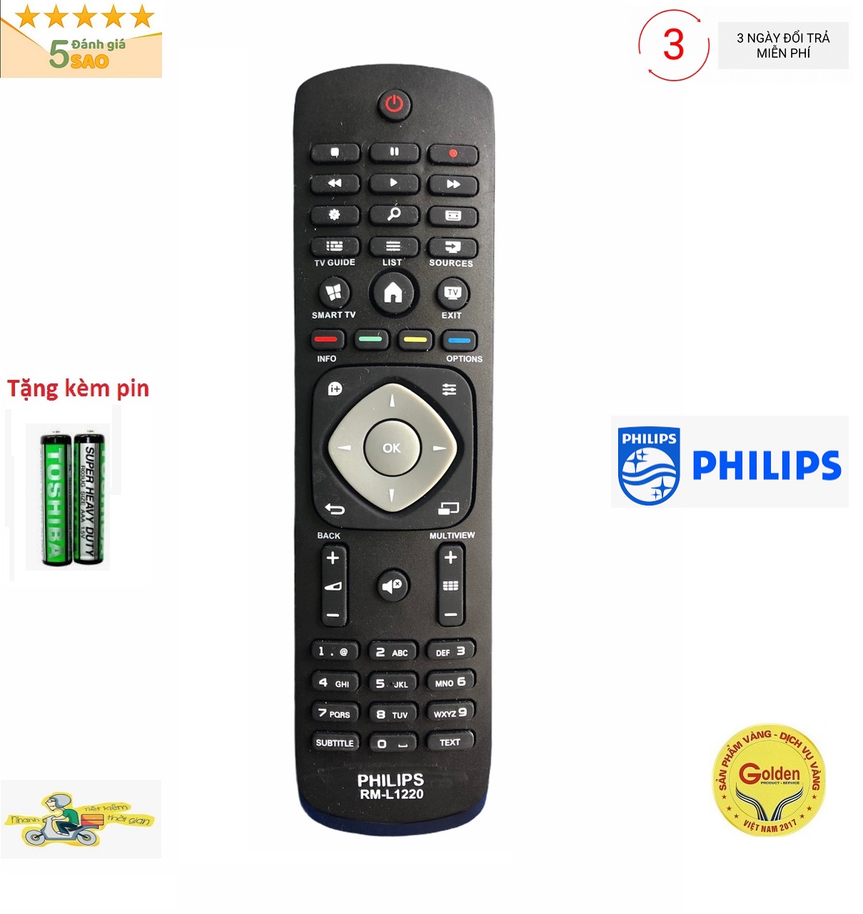 Điều khiển tivi Philips LED LCD smart internet vào mạng và tivi thường không có internet -Remote truyền hình Philips