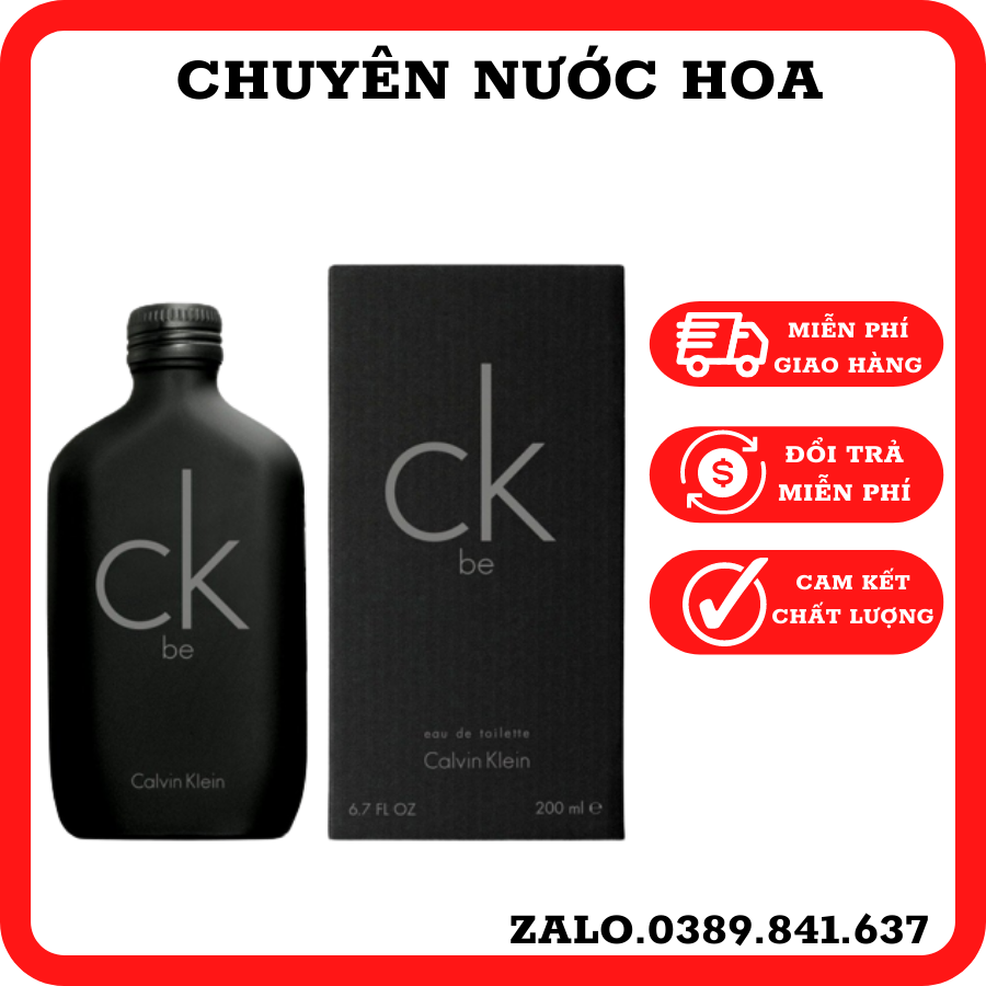 Nước hoa ck đen 100ml