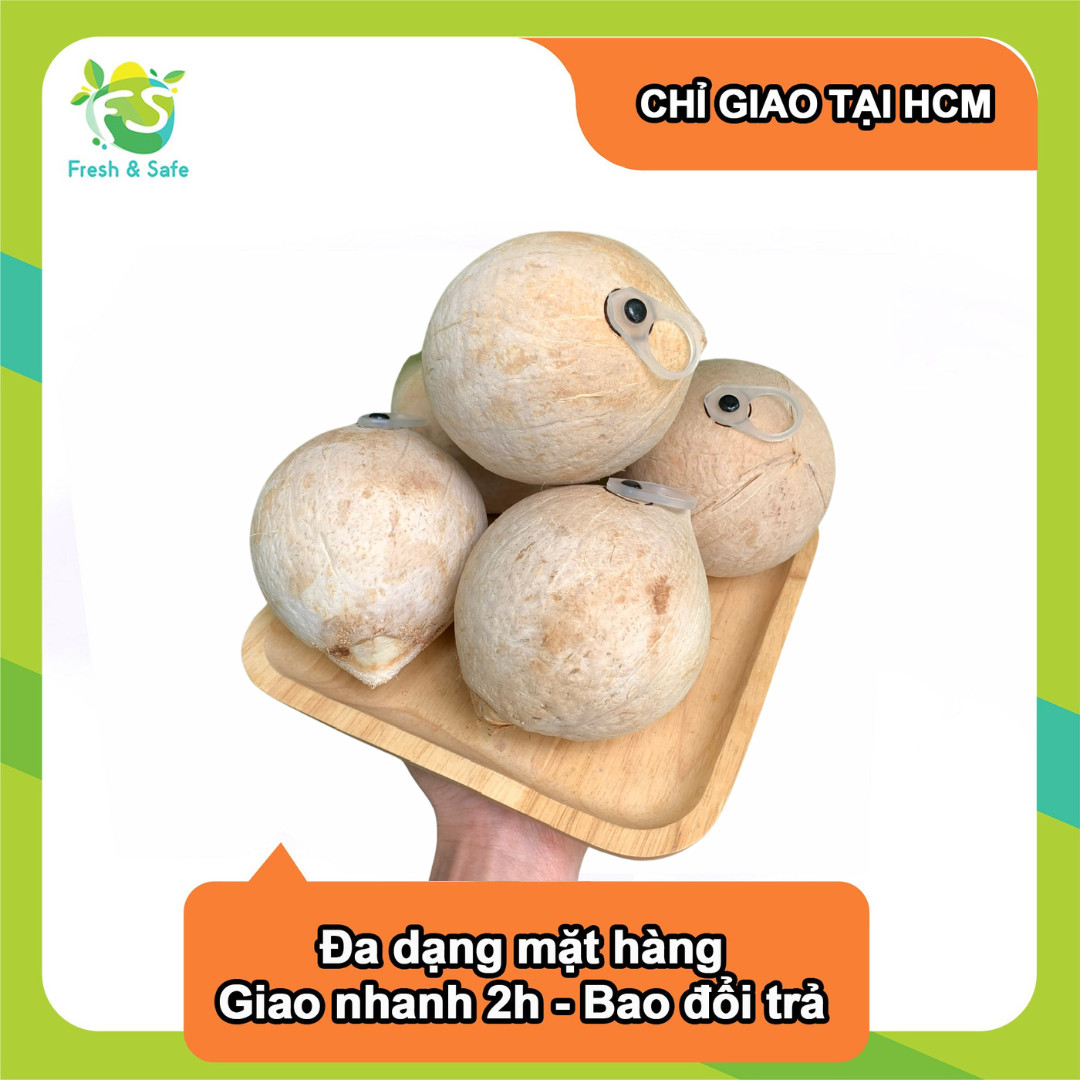 [Chỉ Giao HCM] Dừa tiện lợi nắp khoen - 1 trái