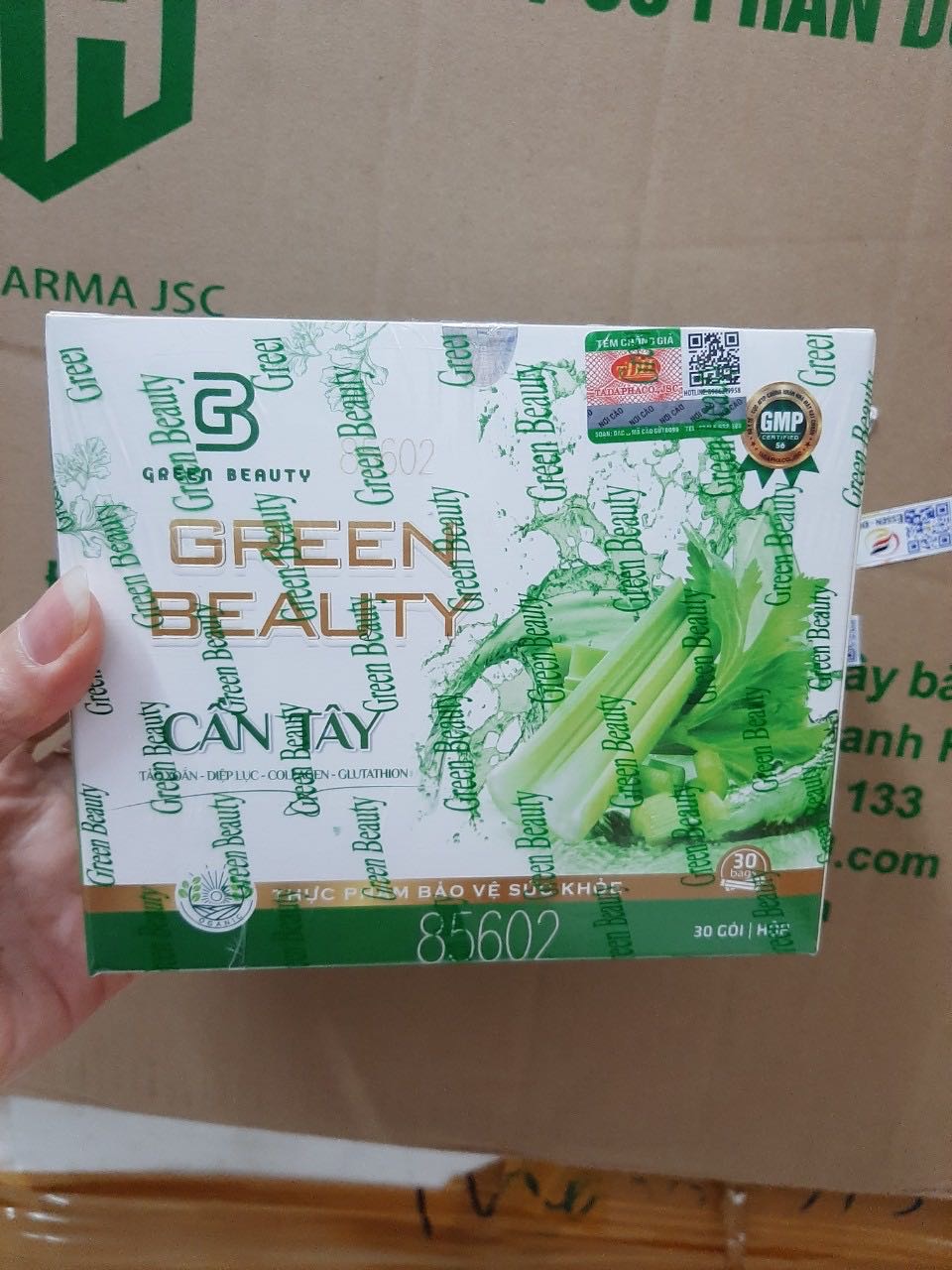 [full box ] Nước Ép Cần Tây Green Beauty thẻ bảo hành