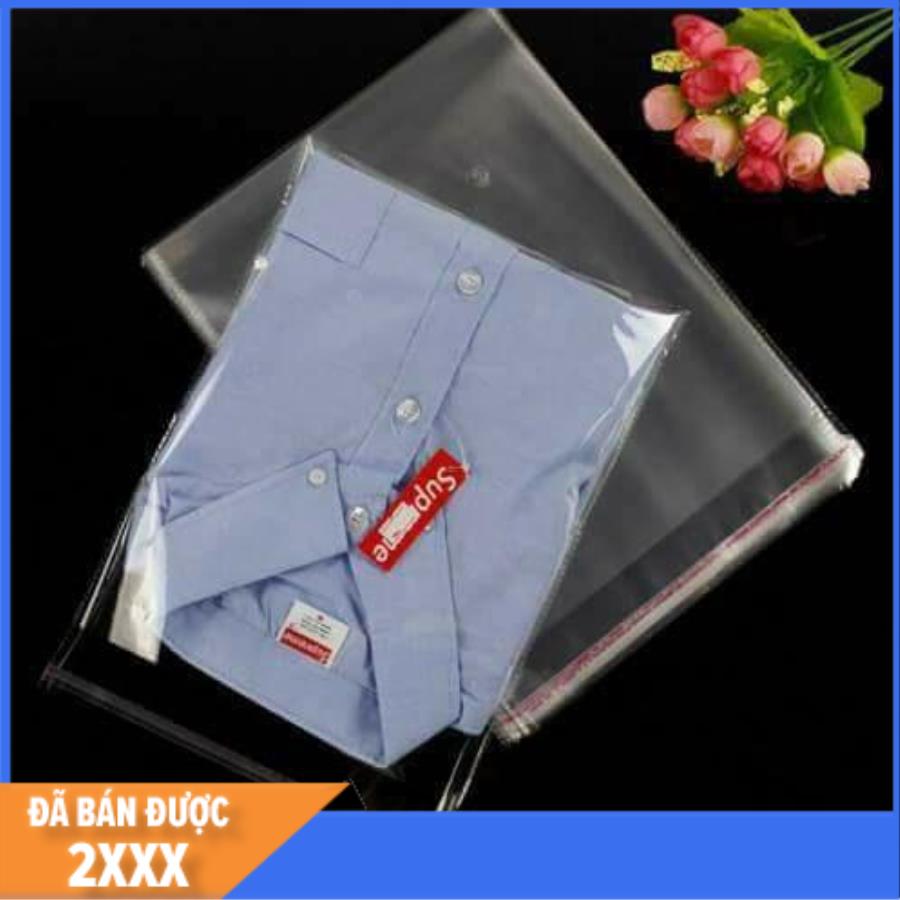 1kg túi kiếng keo chuyên bọc quần áo bán hàng size 28x37cm