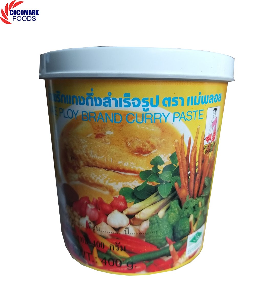 Gia vị cà ri thái mae ploy yellow curry paste 400g
