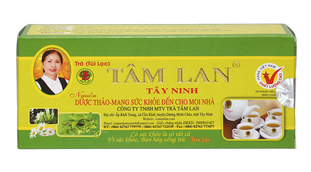 Trà Tâm Lan Tây Ninh hỗ trợ mát gan thanh nhiệt, giải độc cơ thể