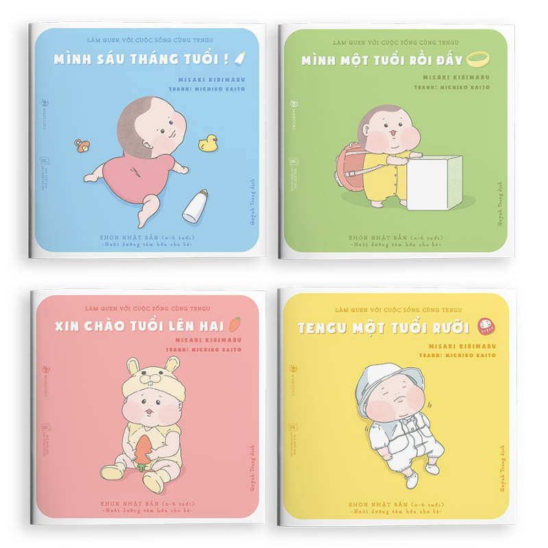 Sách Cho Bé Ehon Nhật Bản, Làm quen với cuộc sống cùng Tengu Dành Cho Bé 0-6 Tuổi