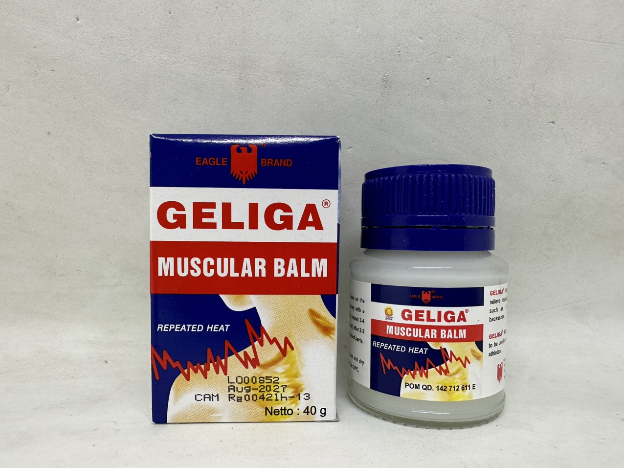 12 lọ dầu cù là lửa geliga hàng nội địa chính hãng indonesia 40g