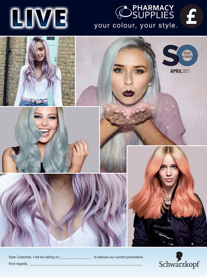 Xịt nhuộm tóc tạm thời nhiều màu Schwarzkopf Live Colour Temporary Pastel Spray