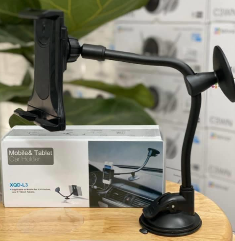 Giá đỡ ipad trên ô tô, Giá kẹp ipad ,máy tính bảng ô tô - Đỡ được cả điện thoại - Gắn được trên nhiều loại mặt phẳng - Có ảnh và video thật shop quay chụp