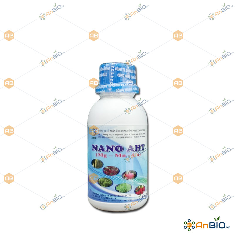 Phân bón vi lượng nano mg-mn-ca aht chai 100ml cứng cây chắc trái - c4.1001