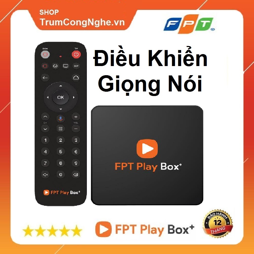 FPT PLAY BOX + 2019 (Model S400) TẶNG KHIỂN GIỌNG NÓI VOICE - Chính Hãng FPT Phân Phối