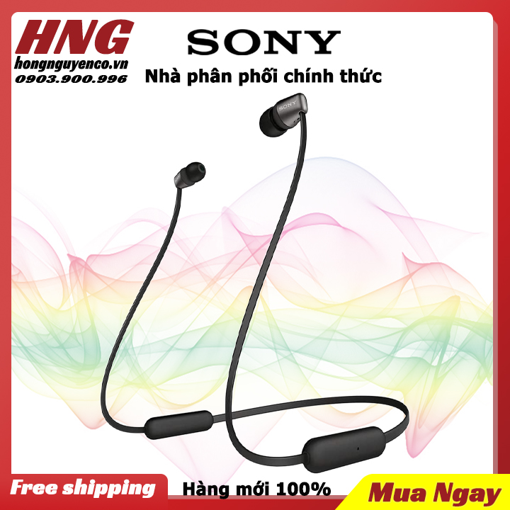 {Tặng voucher + phí vận chuyển} Tai nghe bluetooth không dây Sony WI-C310 - Hàng phân phối trực tiếp chính hãng - Bảo hành 1 năm toàn quốc