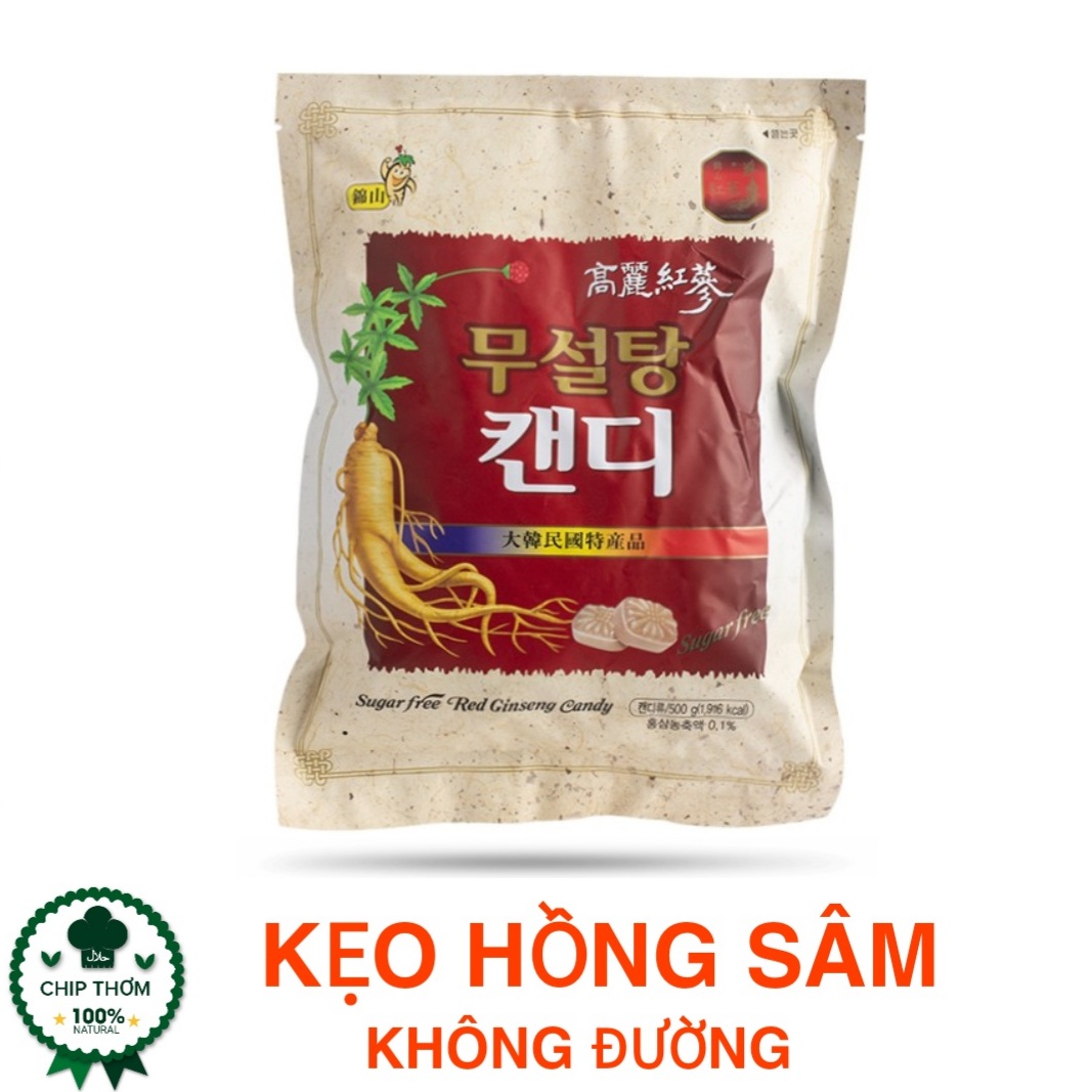 Kẹo hồng sâm không đường 500g