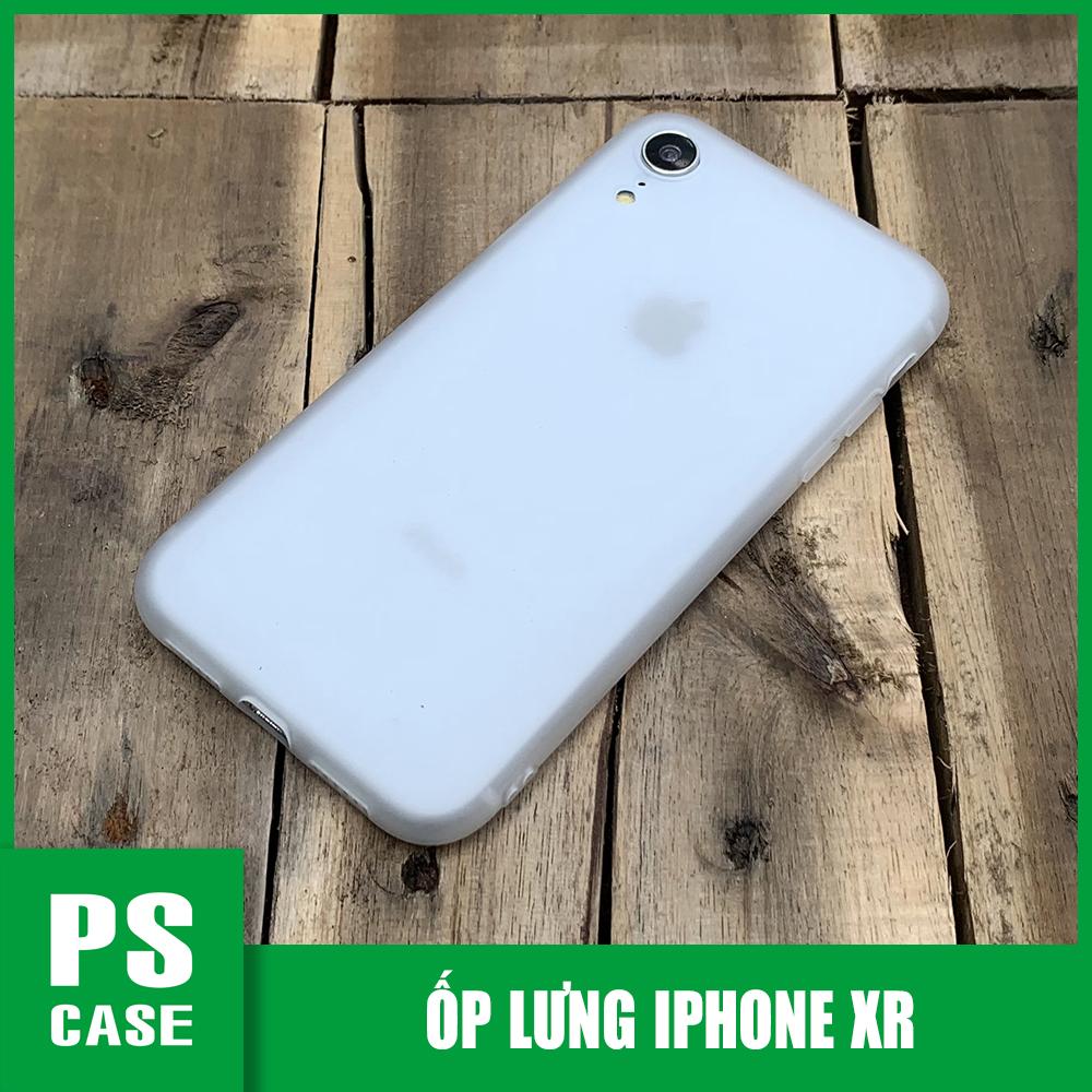 Ốp lưng dẻo trắng sần nhám dành cho iPhone XR - PS Case Phân Phối