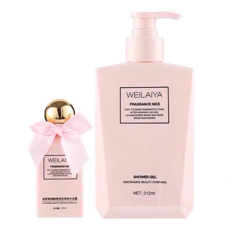 Sữa Tắm Weilaiya Hồng - Xanh