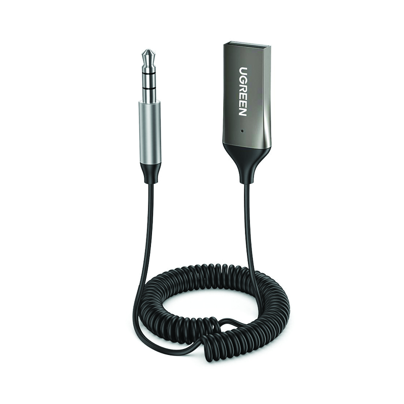 Bộ thu Bluetooth 5.0 tích hợp mic cho loa, xe hơi Ugreen 70601