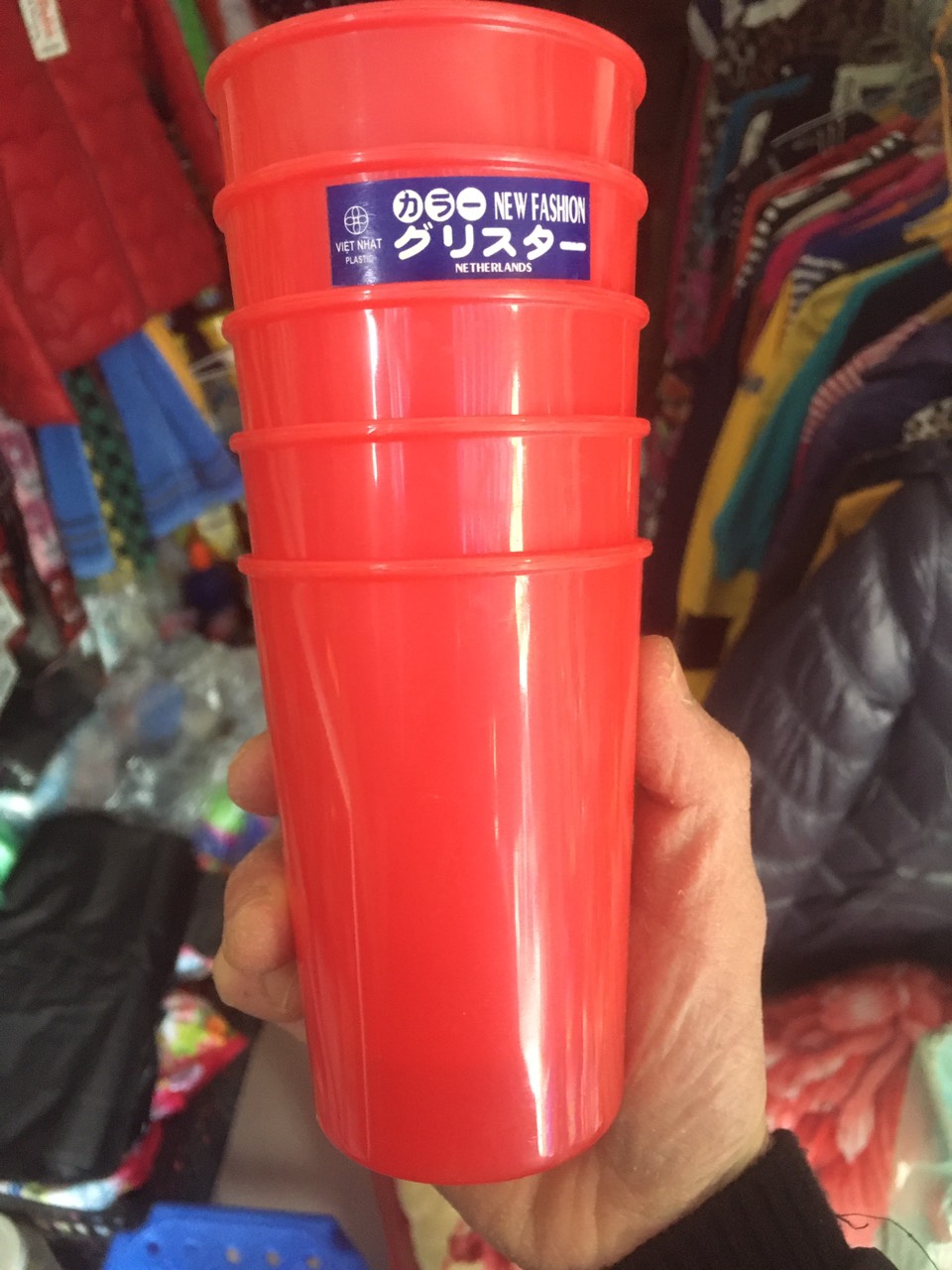 Cốc tem nhựa uống nước trà đá việt nhật 300ml 6213