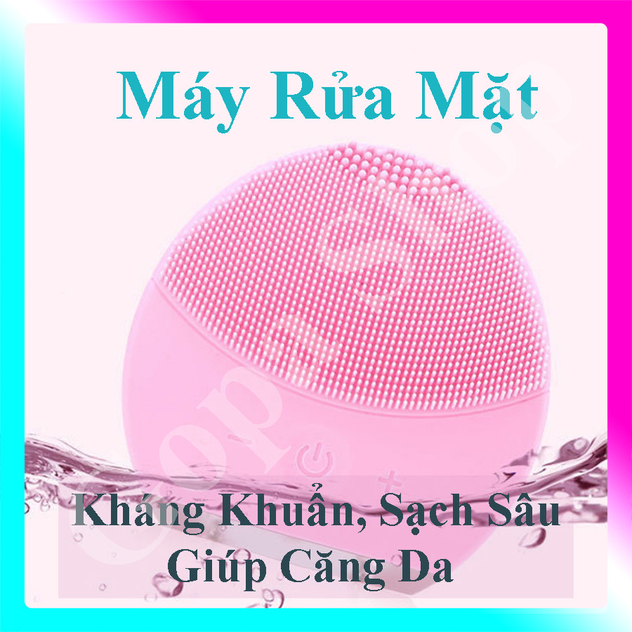 Máy rửa mặt foreo máy massage mặt, forever luna mini làm sạch da nhẹ nhàng