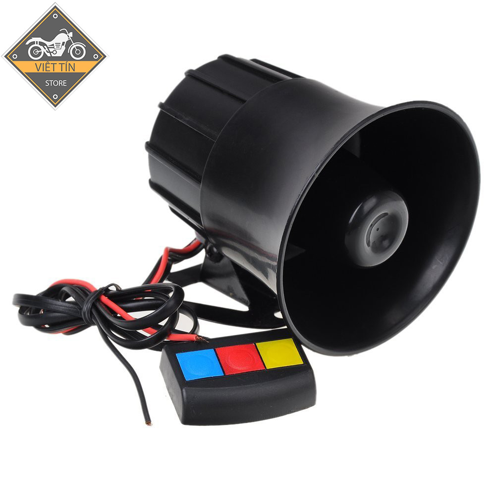 Còi 3 tiếng âm thanh lớn cho ô tô, xe máy. Còi xe 12V