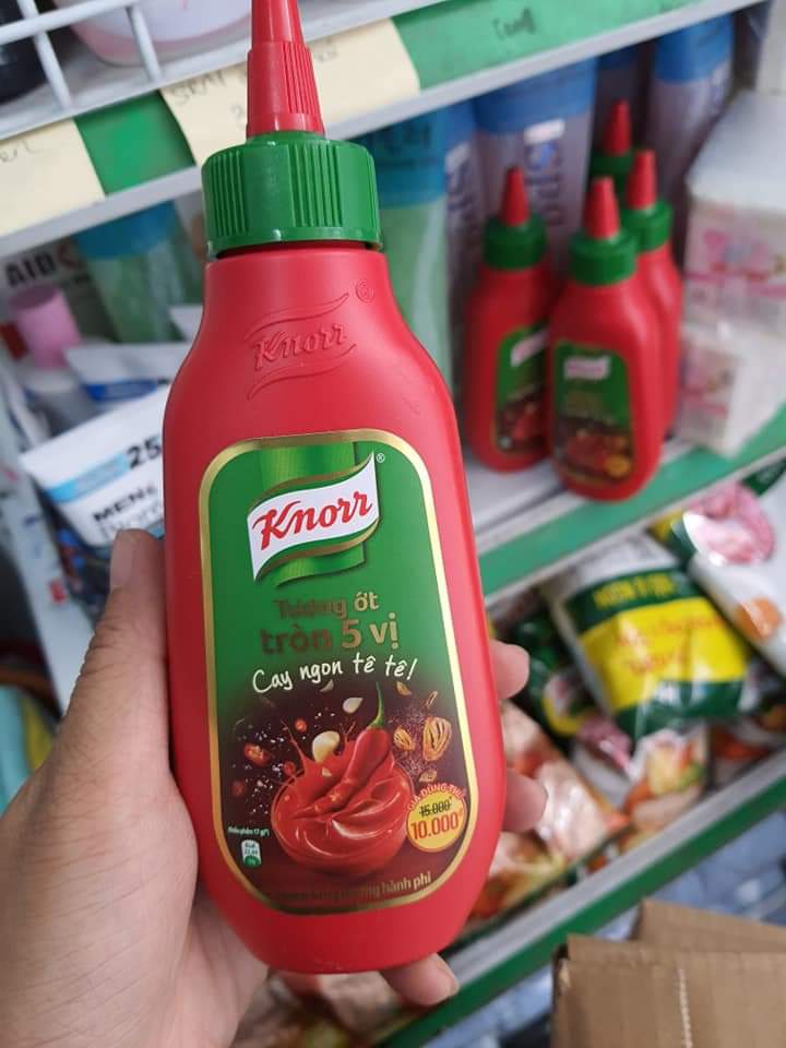 [HCM]Tương ớt Knorr tròn 5 vị ( giá dùng thử)