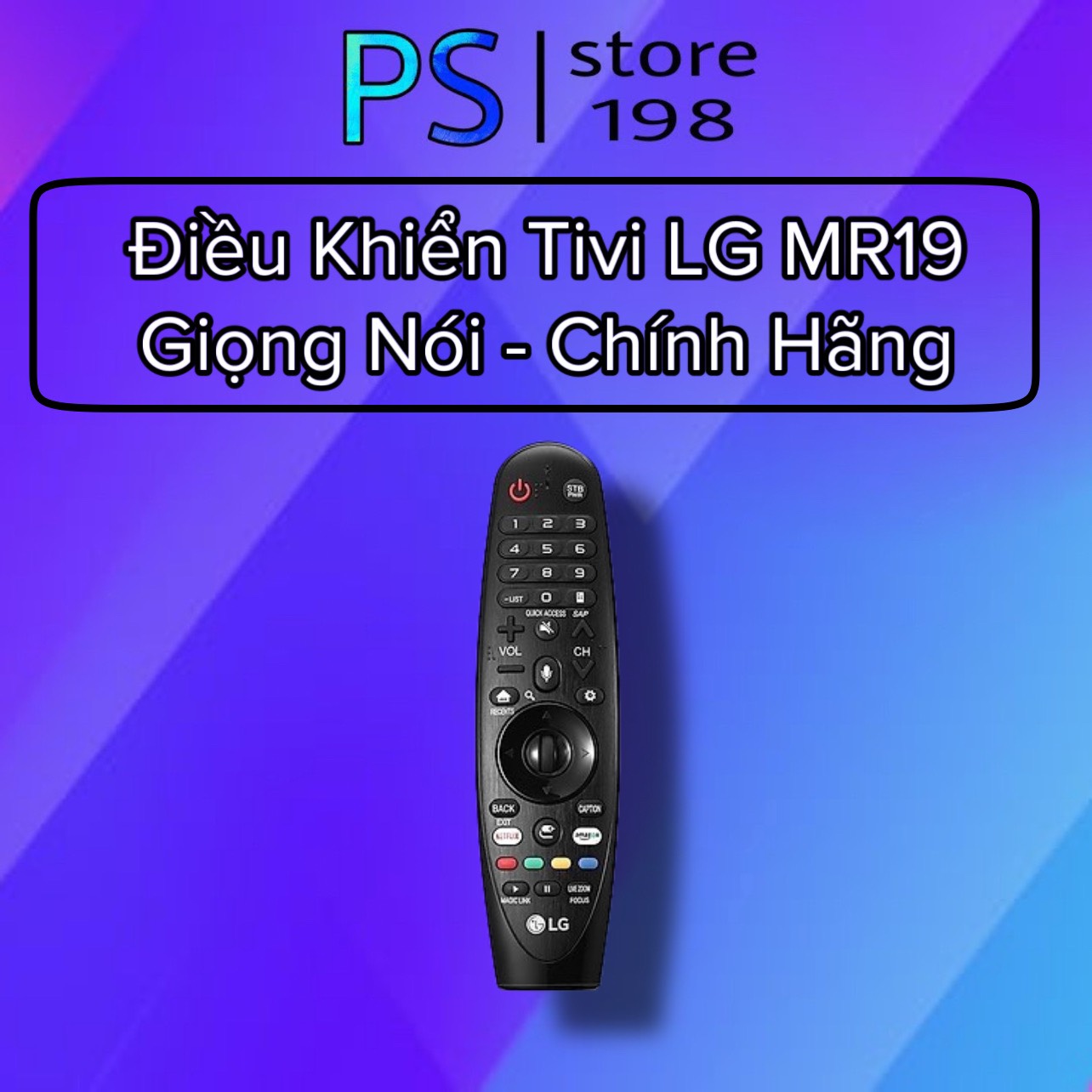 khiển tivi LG MR19 dòng  2019 chính hãng giọng nói