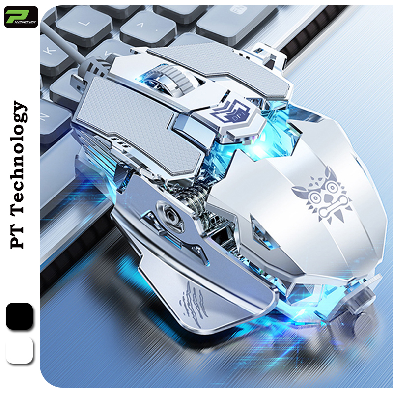 [Tài Trợ Ship]+Siêu Phẩm Chuột Máy Tính Gaming Mouse CW901 Led RGB Tự Động DPI Macro Chuyên Dụng Để Chơi Game PT Technology