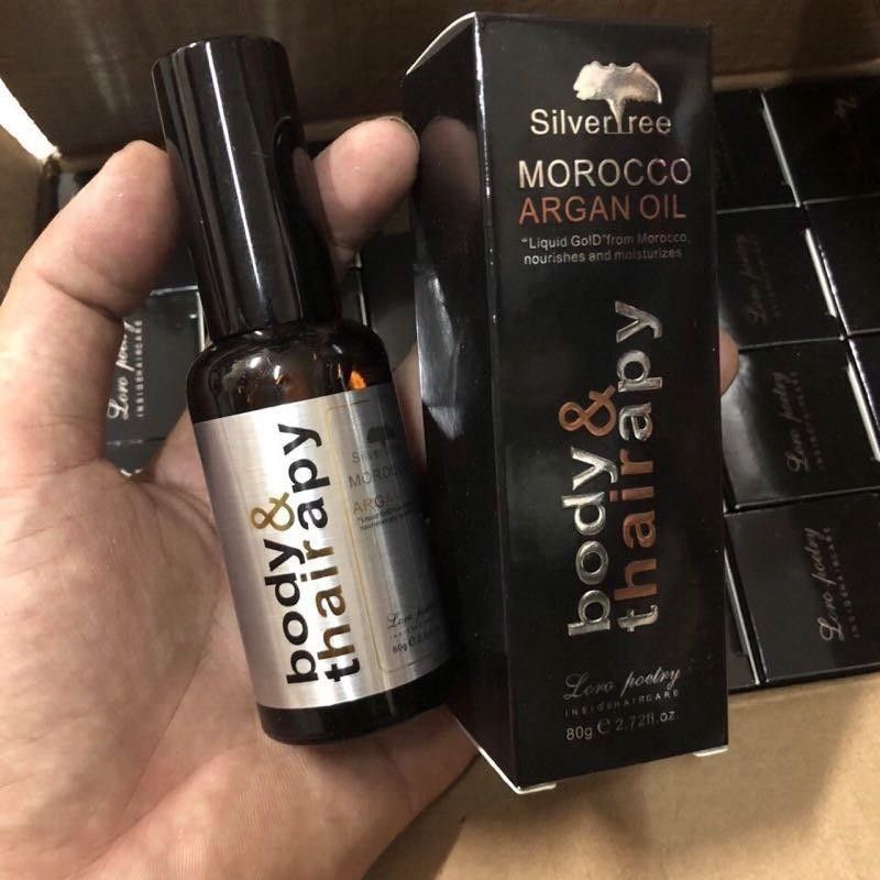 Combo 5 tinh dầu dưỡng tóc morocco argan oil & hair chai 80ml