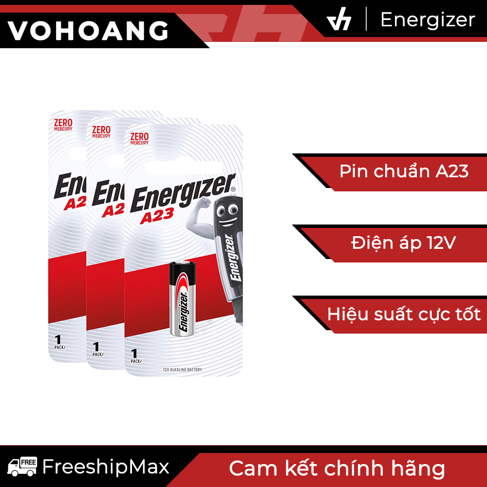 Bộ 3 pin Energizer A23 Alkaline