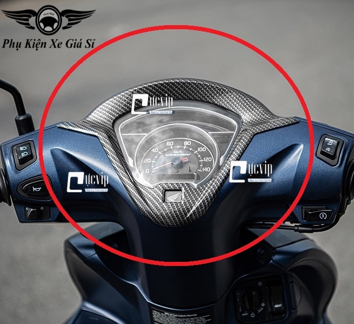 [HCM]Ốp Viền Đồng Hồ Xe Vision 2021 Carbon MS3811