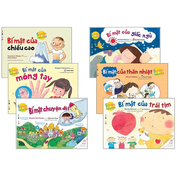 Combo sách ehon sự kỳ diệu của cơ thể