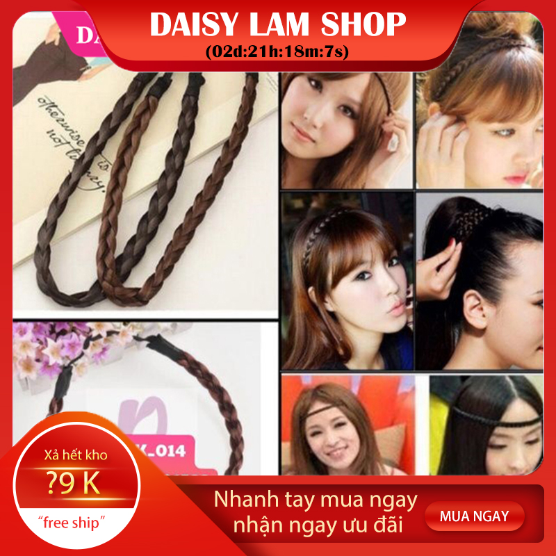 [HCM][ SIÊU DỄ THƯƠNG ] - BĂNG ĐÔ THẮT BÍM TÓC GIẢ PK014