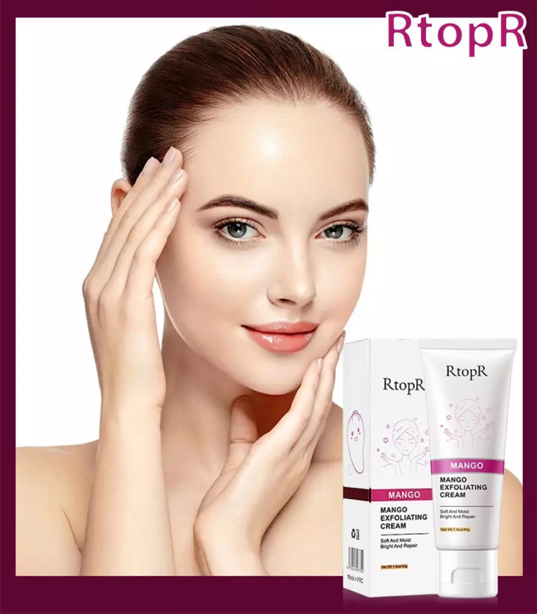 RtopR Kem Tẩy Tế Bào Chết Làm Sạch Tẩy Da Chết Dưỡng Trắng Da Mặt Chiết Xuất Mango Exfoliating Cream Moisturizing Skin Care