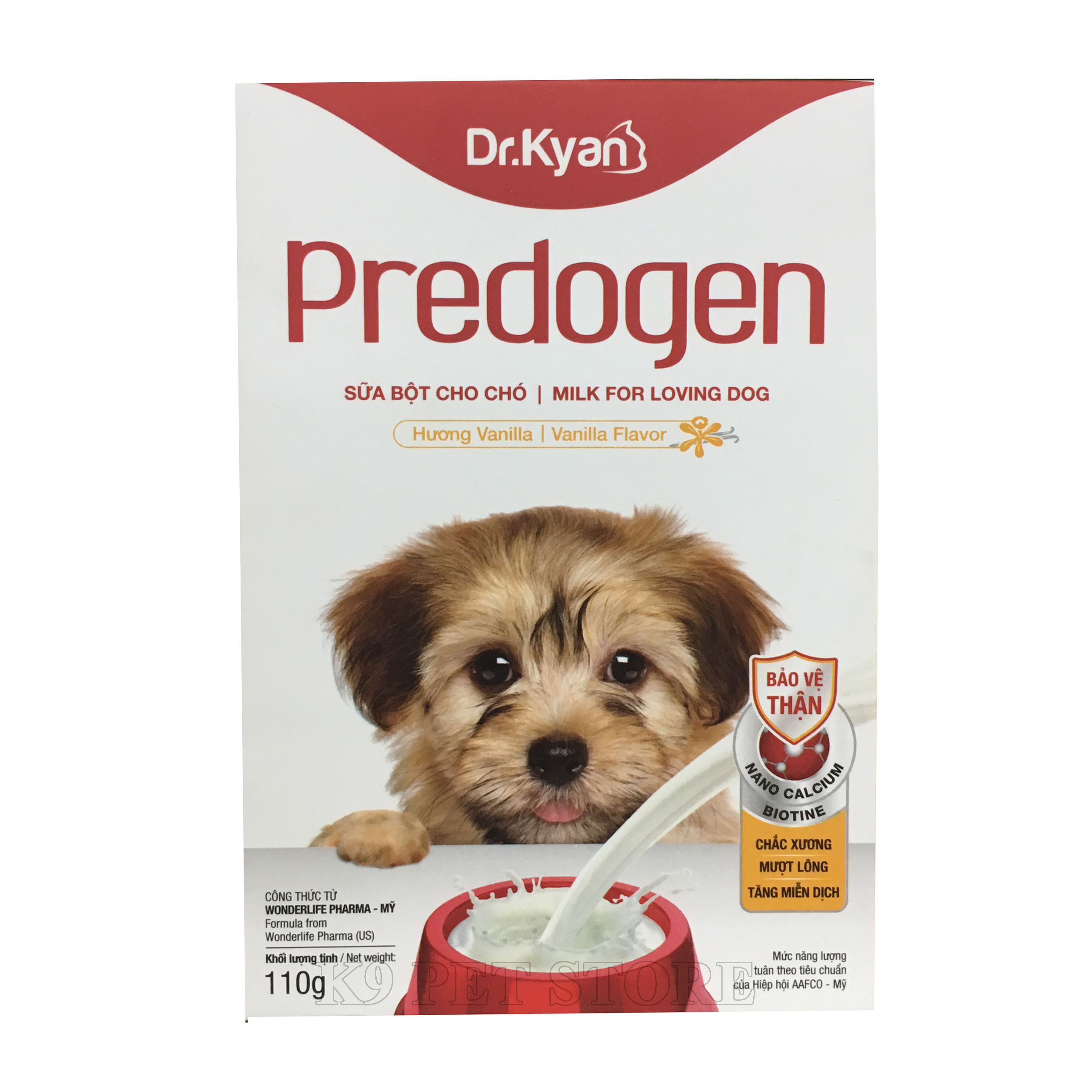 Sữa bột cho chó Predogen 110g