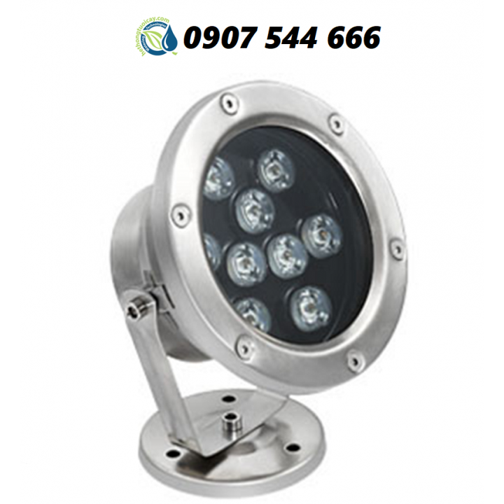 Đèn LED âm nước có đế 9w đổi màu 24VAC
