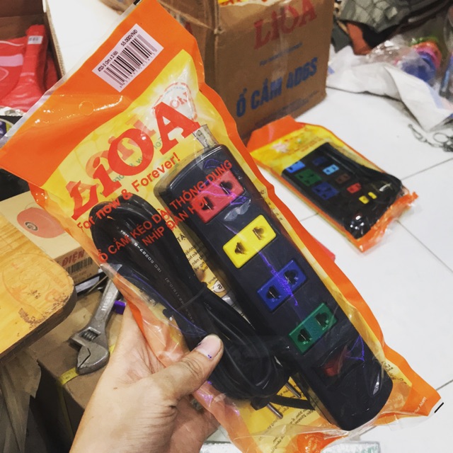 Ổ cắm lioa 4ts3 chính hãng