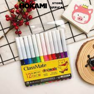 Bút dạ màu classmate 12 màu cl-wc101 - hokami store