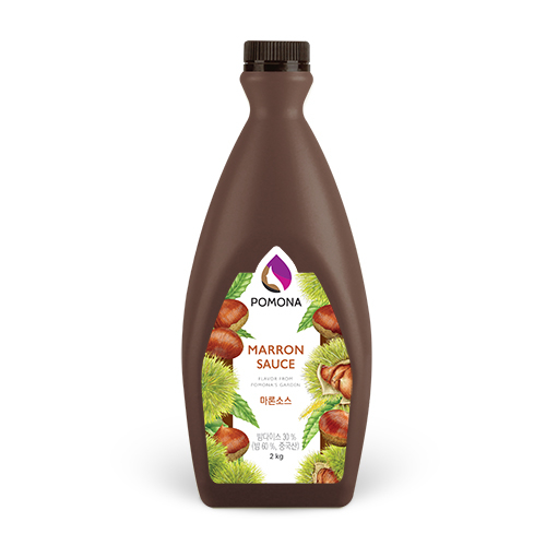 [Sỉ/Lẻ] 2kg Sốt Hạt Dẻ - Sauce Marron - Pomona - Nguyên Liệu Pha Chế Cao Cấp Nhập Khẩu Hàn Quốc