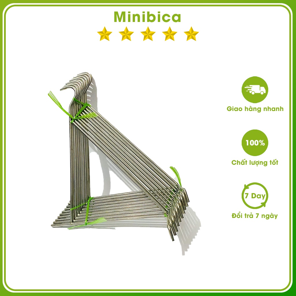 Móc treo tường lồng chim chữ A chất liệu inox cứng cáp cao cấp siêu đẹp PK60