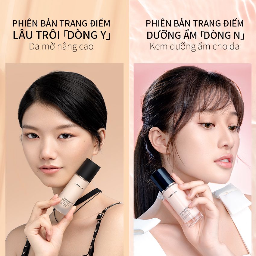 Carslan Kem Nền Dạng Lỏng Kiểm Soát Dầu Mờ, Trang Điểm 24H Bền Lâu 30Ml