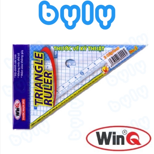 Túi 2 thước eke vẽ kỹ thuật winq - no.5 - byly store