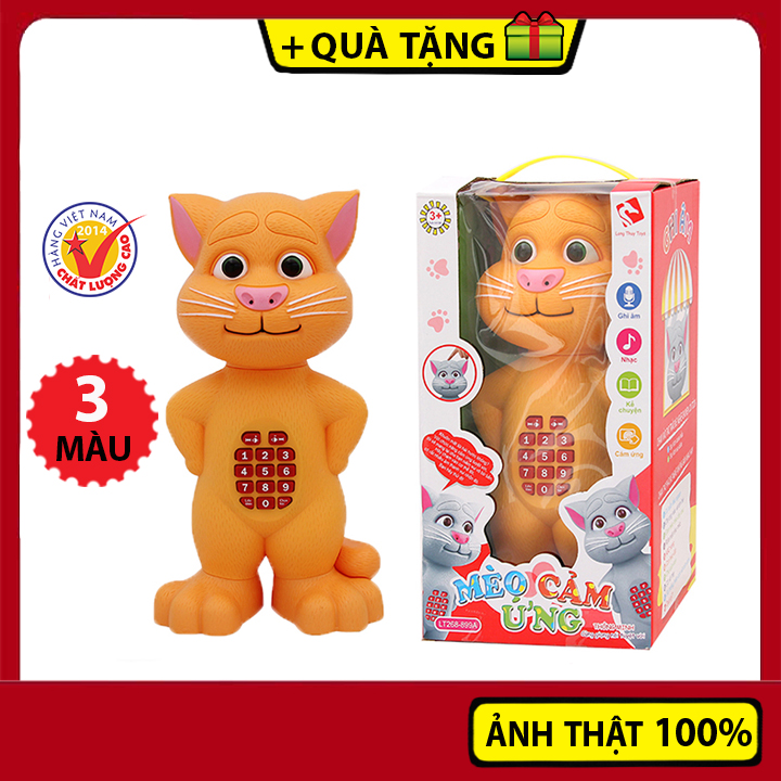 Đồ Chơi Mèo Cảm Ứng Biết Nhại Giọng Nói Hát Và Kể Chuyện 1