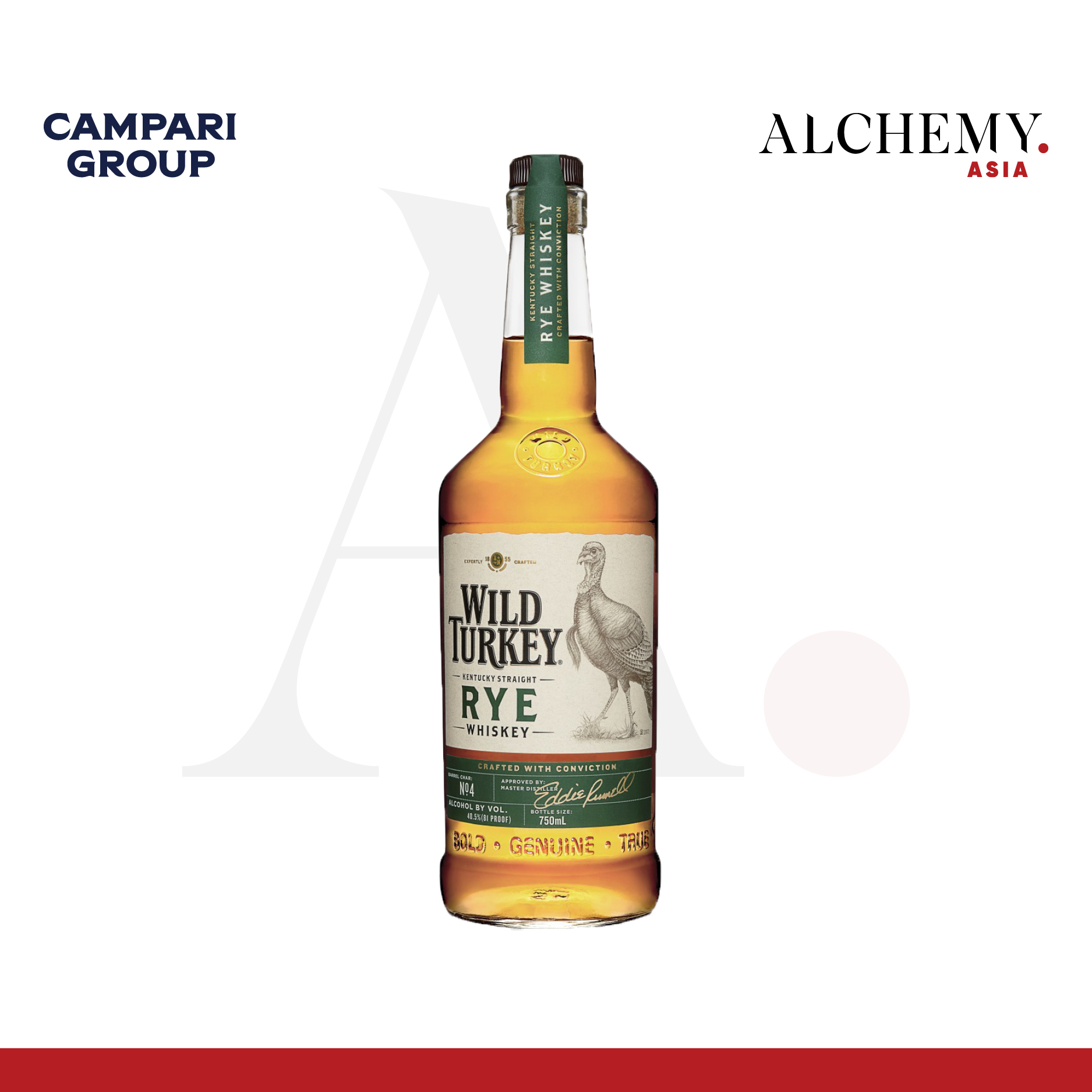 Wild Turkey Kentucky Straight RYE American Whiskey 40.5% 700ml