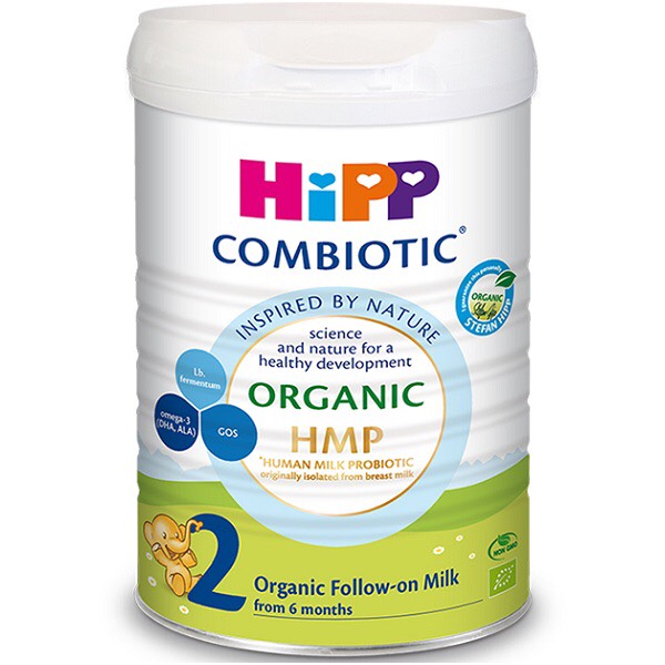 Combo 2 lon sữa HiPP 4 Organic Combiotic 800g sữa bột dinh dưỡng công thức cho trẻ trên 3 tuổi chất lượng hữu cơ tự nhiên an toàn hỗ trợ tăng cường sức khoẻ hệ miễn dịch, bổ sung Canxi và vitamin D - 1 Đổi 1 Nếu Lỗi NSX