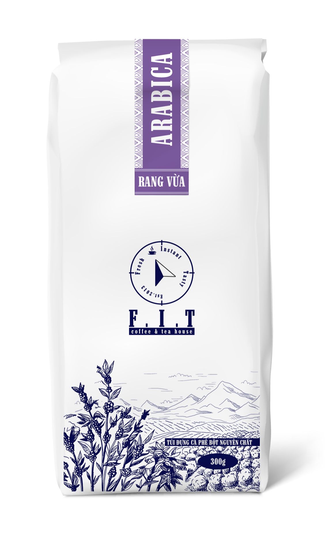 Cà phê nguyên chất pha phin fit coffee - arabica dạng bột