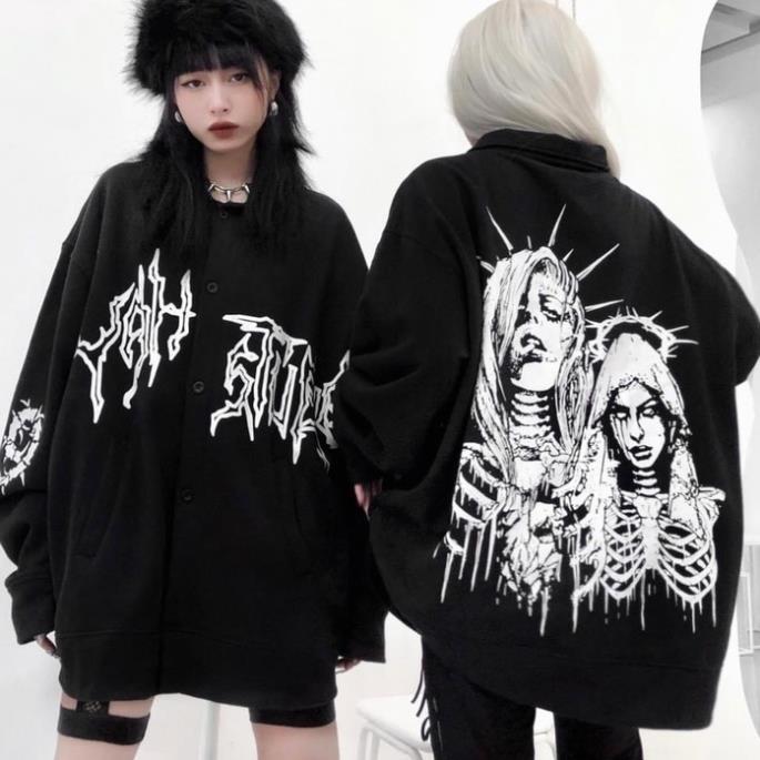 Áo khoác cardigan vad studio death áo nỉ cardigan vah studio chất nỉ cua cao cấp