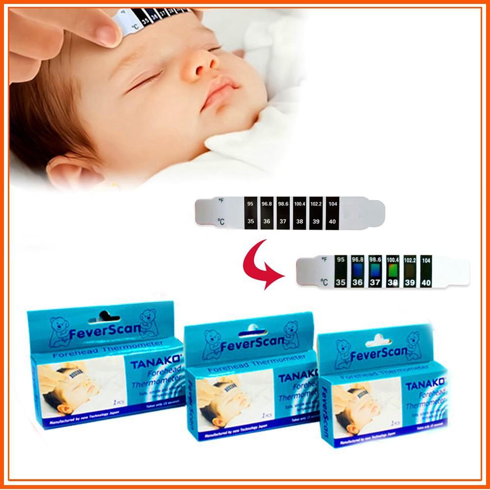 Combo 2 Nhiệt kế dán trán Tanako đo nhiệt độ trong 15s cho bé