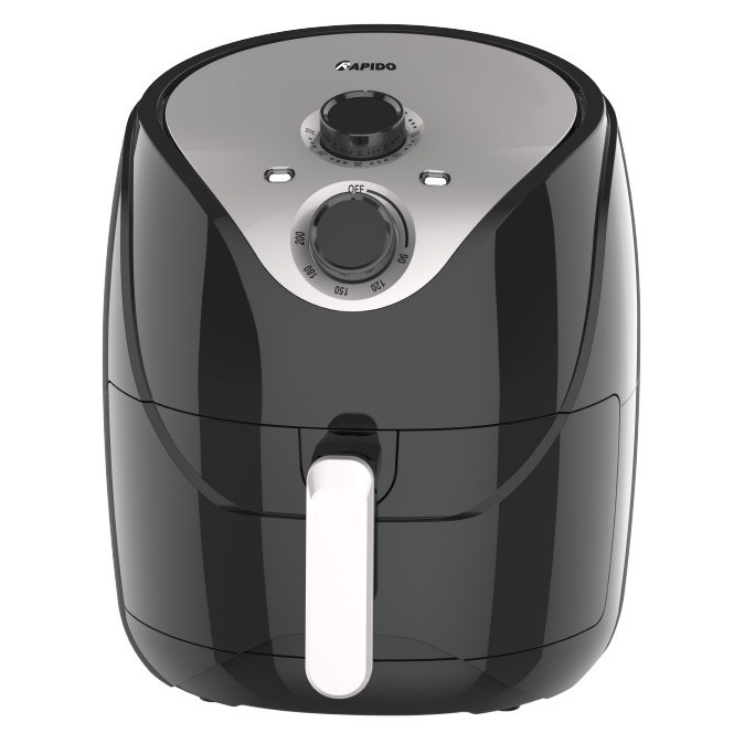 Nồi chiên không dầu Rapido RAF5.0M 5L 1500W bảo hành 12 tháng (Đen)