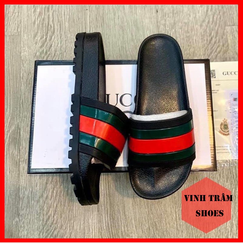 Dép thời trang nam quai ngang lê bảo bình đế cao 4cm mang êm chân mẫu hot 2021